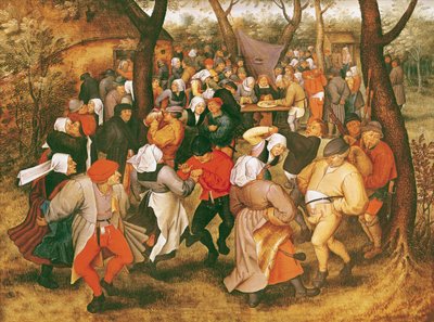 La danza nuziale, 1607 da Pieter Brueghel the Younger